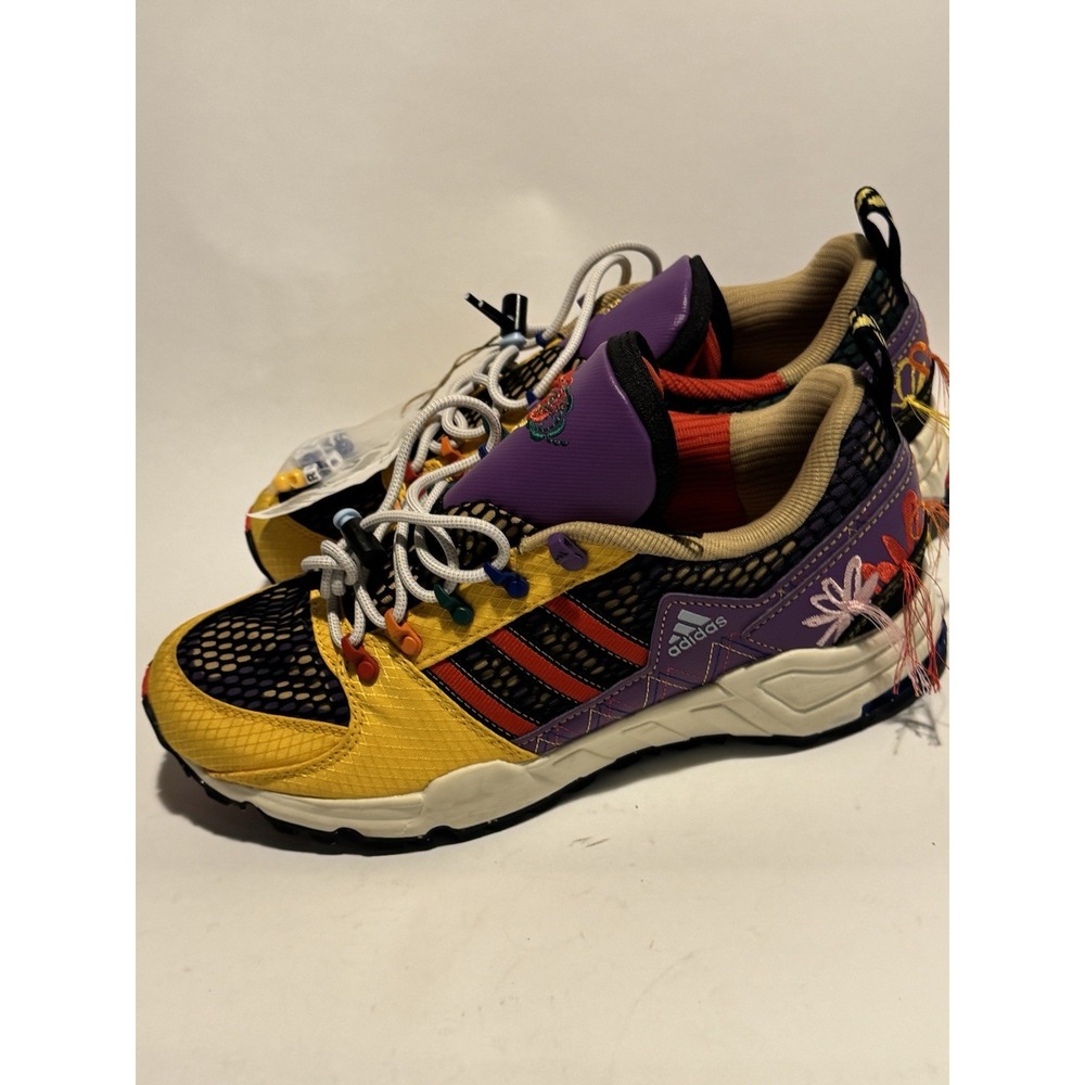 Adidas x Sean Wotherspoon EQT Support 93 Shoes 8 Bold Gold/Purple GX3893 New